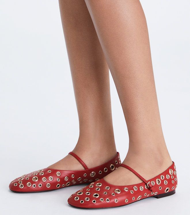 Tory Burch - Giày Eyelet Mary Jane Ballet