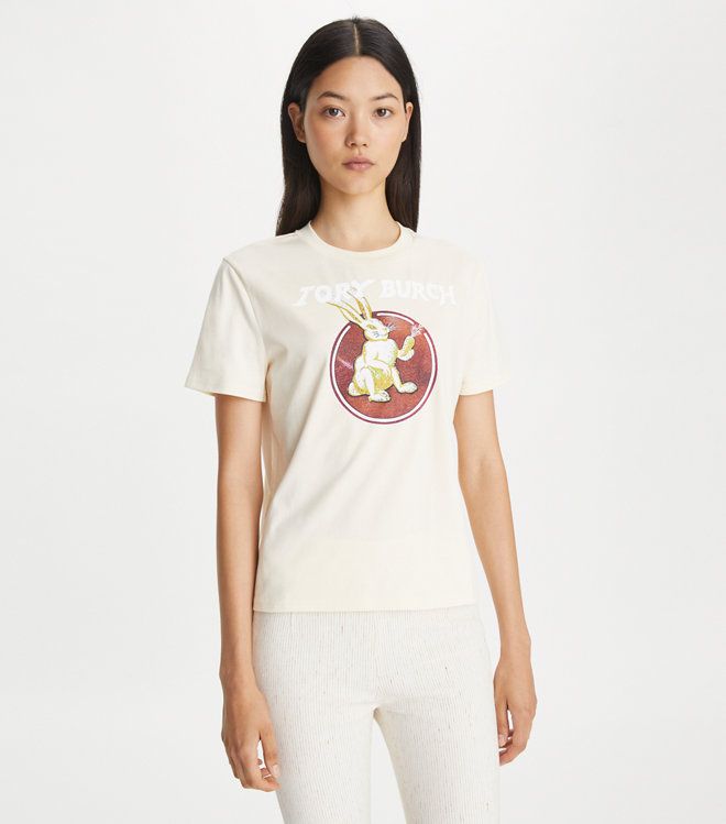Tory Burch - Áo Cheeky Rabbit Cotton T-Shirt