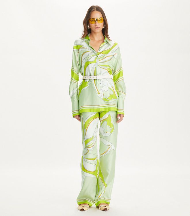 Tory Burch - Áo  Printed Silk Tunic