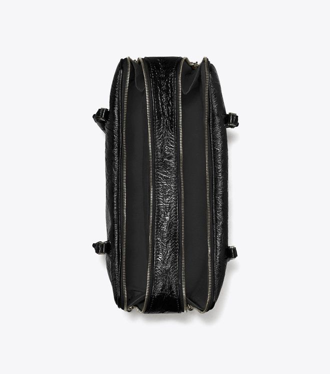 Tory Burch - Túi xách da Satchel Crinkle Marshmallow nhỏ