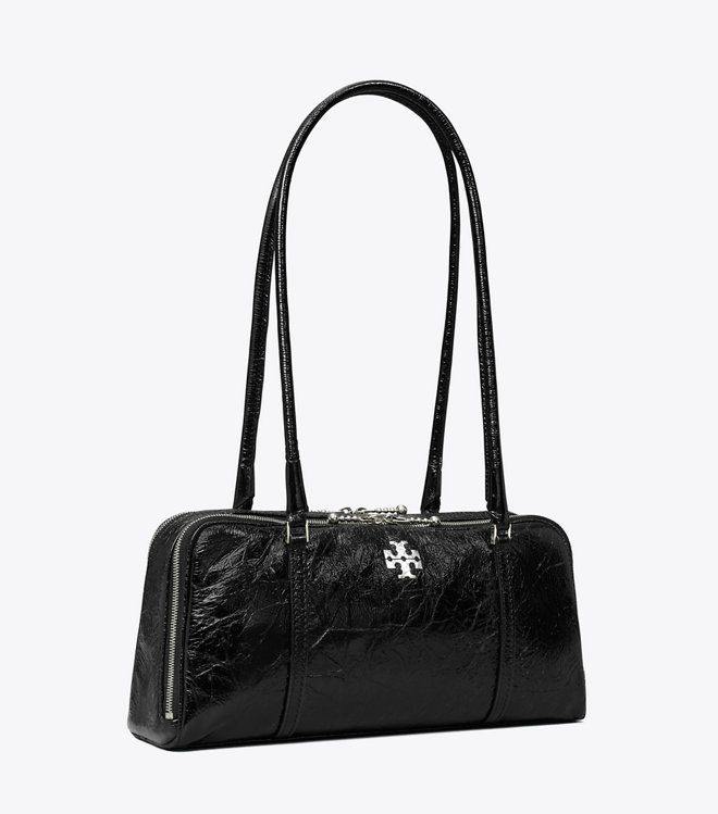 Tory Burch - Túi xách da Satchel Crinkle Marshmallow nhỏ