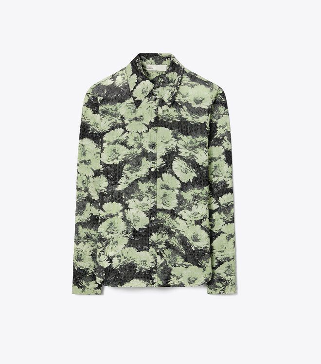 Tory Burch - Áo Printed Viscose Shirt