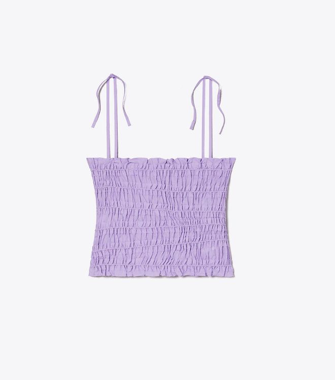 Áo Smocked Cotton Top