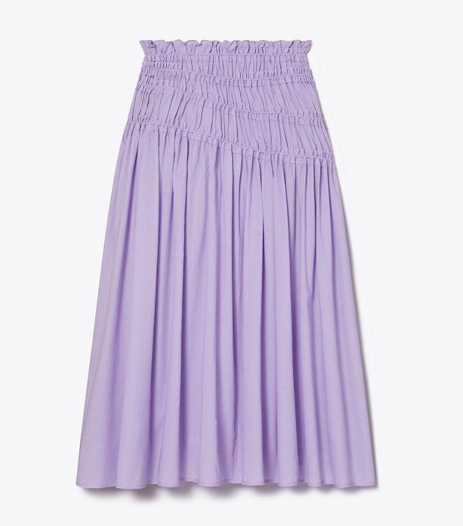 Tory Burch - Chân Váy Smocked Cotton Skirt