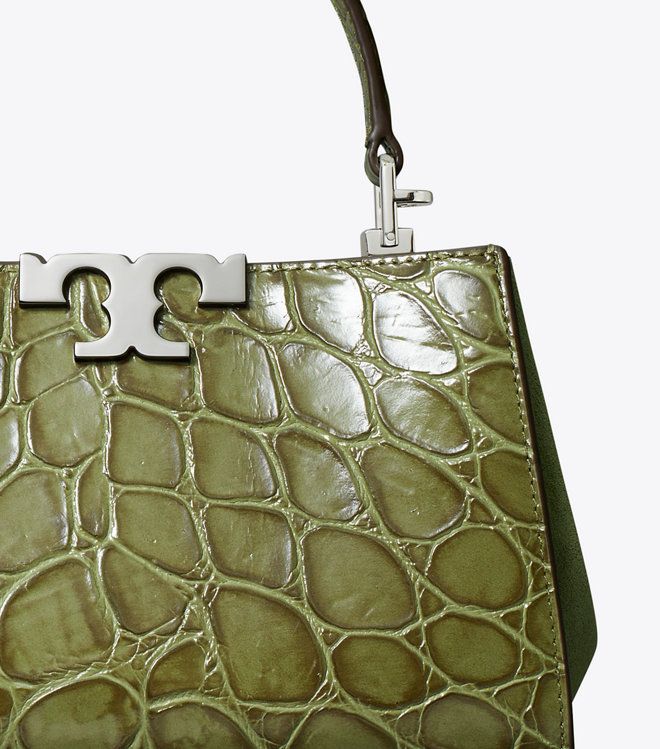 Tory Burch - Túi Eleanor Croc Embossed Mini Satchel