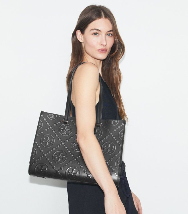 Tory Burch - Túi T Monogram Contrast Embossed Tote