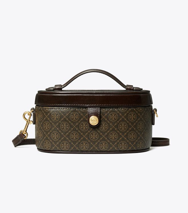 Tory Burch - Túi T Monogram Coated Canvas Vanity Case