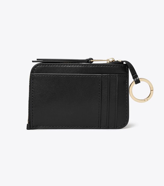 Tory Burch - Ví T Monogram Leather Zip Card Case