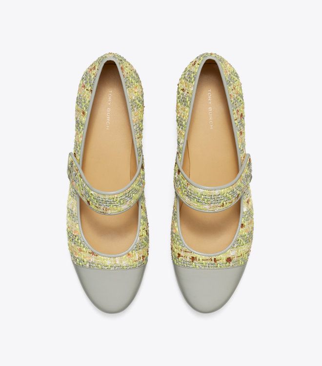 Tory Burch - Giày Cap-Toe Mary Jane Heel Ballet 25Mm
