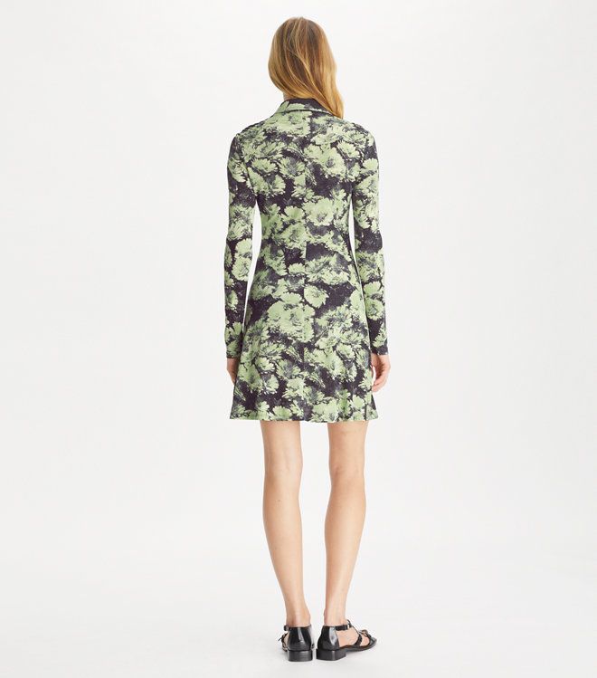 Tory Burch - Đầm polo Printed Jersey