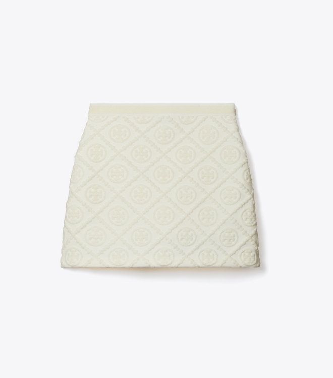 Chân Váy Embossed Wool Mini Skirt