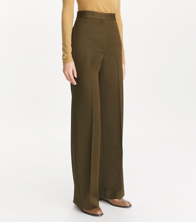 Tory Burch - Quần len Wide-Leg