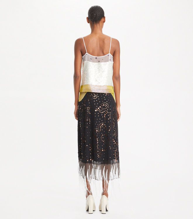 Tory Burch - Chân váy Embellished Slip
