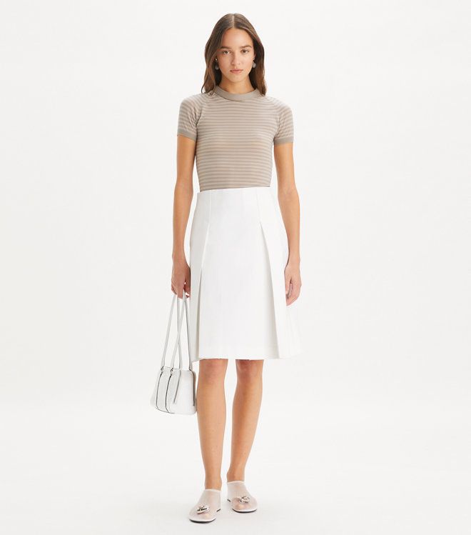 Chân Váy Pleated Twill Skirt