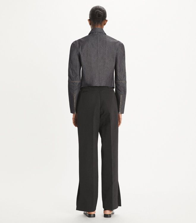 Tory Burch - Áo khoác biker denim