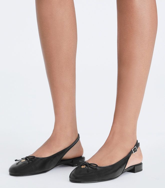 Tory Burch - Giày Cap-Toe Slingback Ballet