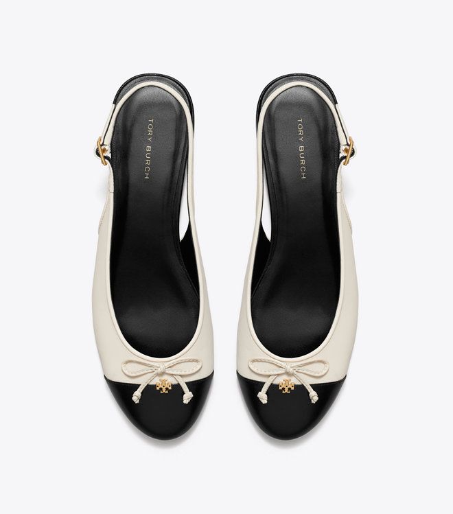 Tory Burch - Giày Cap-Toe Slingback Ballet