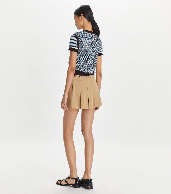 Tory Burch - Quần Mini Micro Twill Pleat Short