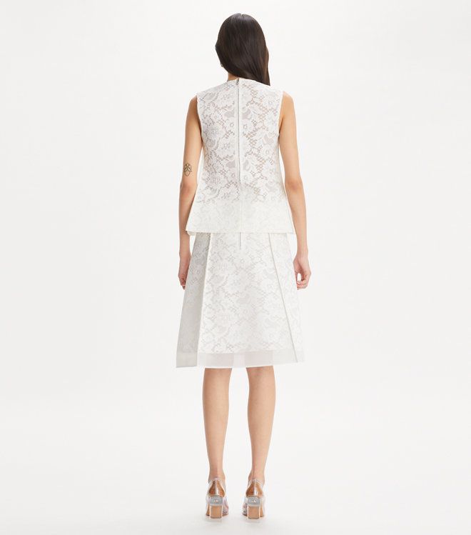 Tory Burch - Chân váy phối dây ren