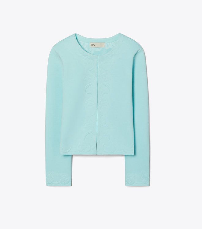 Tory Burch - Áo Kendra Embossed Cardigan