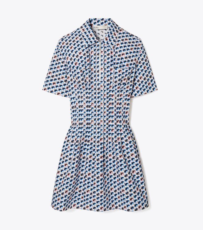 Váy Printed Poplin Dress