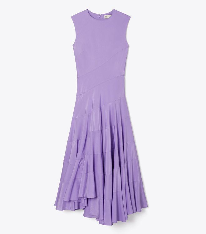 Đầm lụa cotton loe