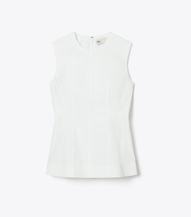 Tory Burch - Áo Sleeveless Cotton Poplin Top