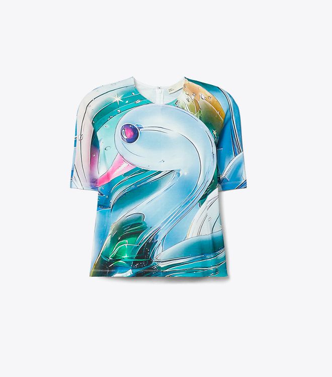 Áo Printed Cotton T-Shirt