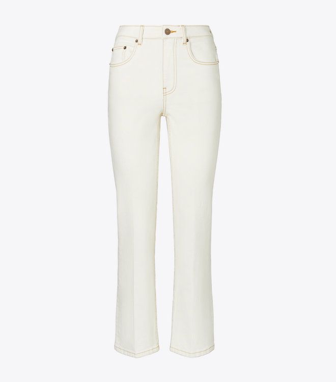 Tory Burch - Quần Cropped Flare Jean