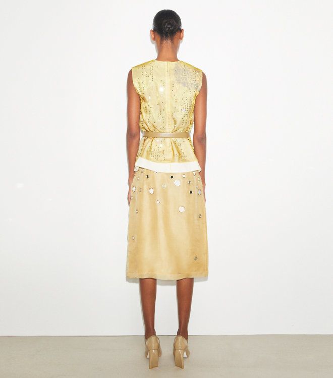 Tory Burch - Áo Organza in họa tiết