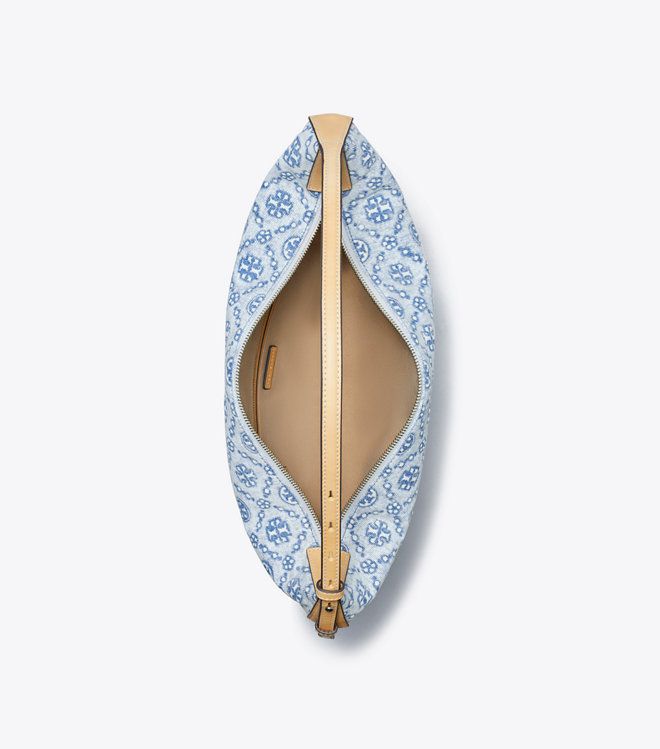 Tory Burch - Túi T Monogram Denim Balloon Bag