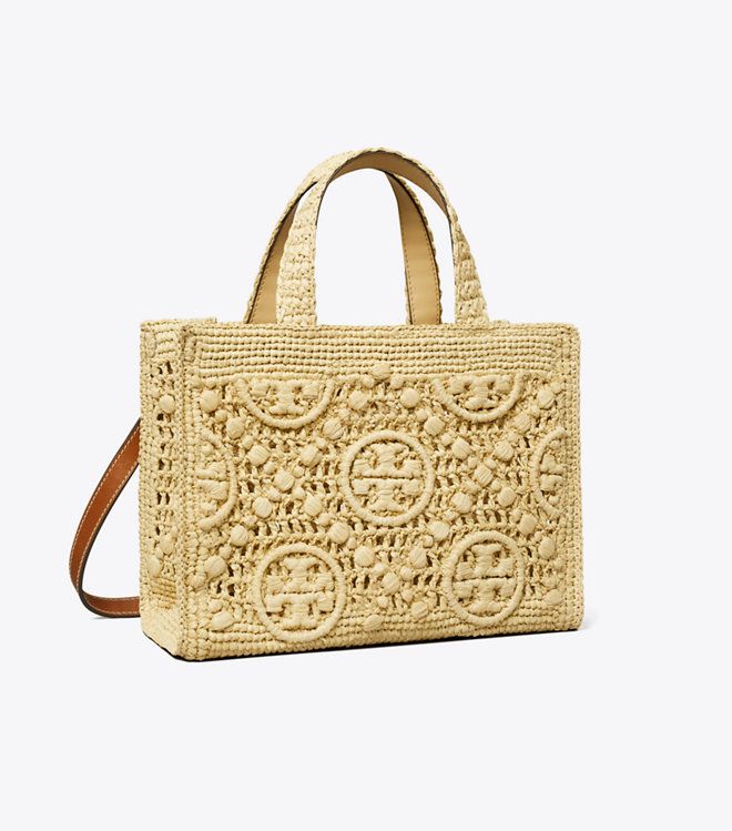 Tory Burch - Túi tote xách tay T Monogram Raffia