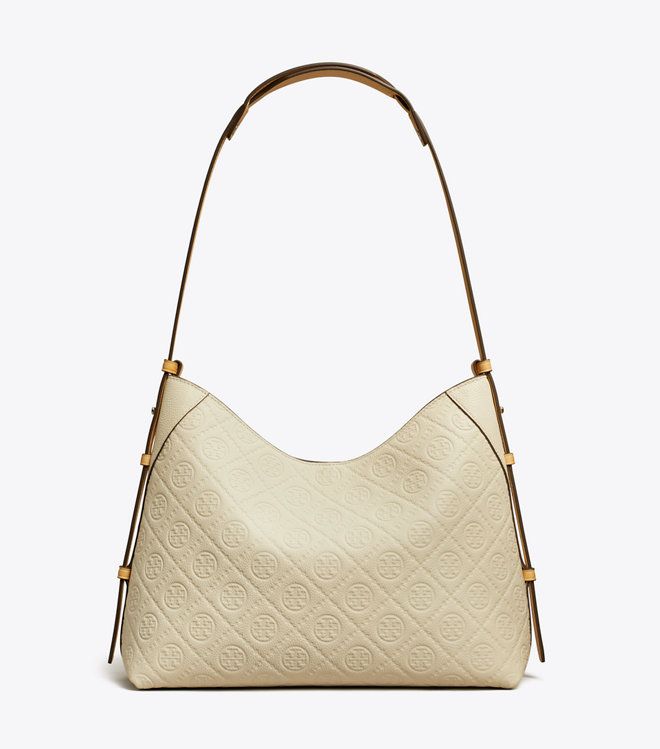 Tory Burch - Túi đeo chéo T Monogram Pebbled