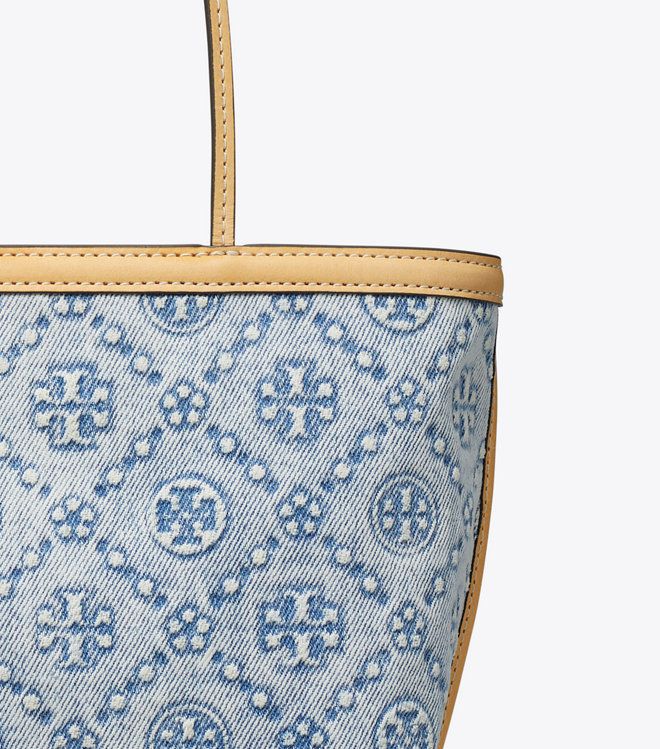 Tory Burch - Túi T Monogram Denim Tote