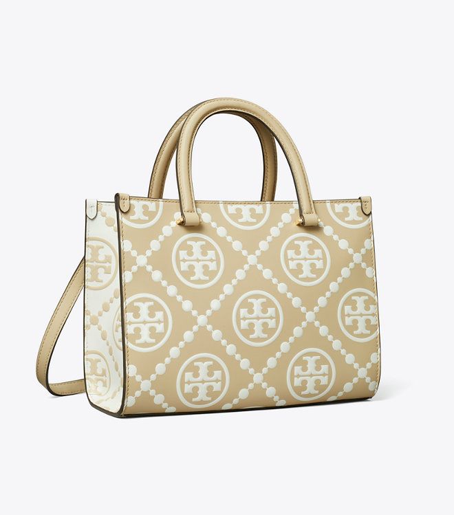 Túi T Monogram Contrast Embossed Square Tote