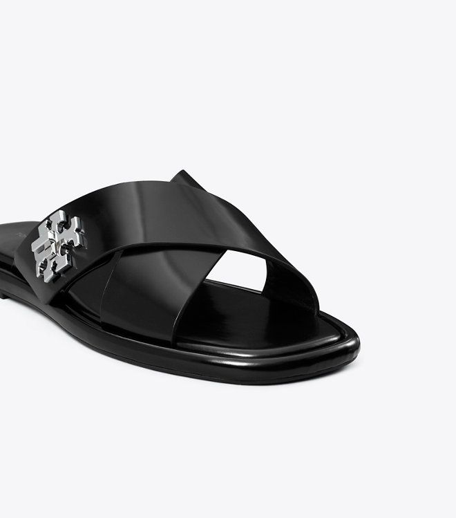 Tory Burch - Dép T Lock Cross Band Slide