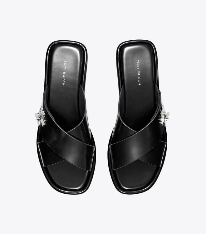 Tory Burch - Dép T Lock Cross Band Slide
