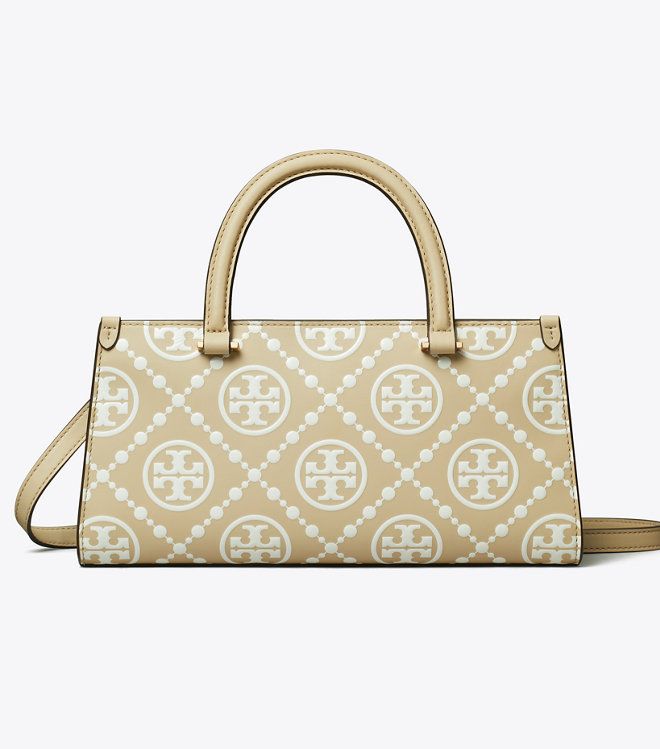 Tory Burch - Túi T Monogram Contrast Embossed E/W Small Tote