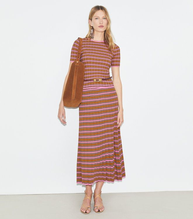 Tory Burch - Áo Striped Cotton Sweater