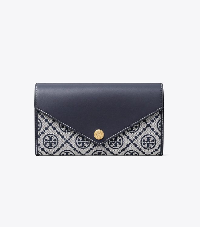 Tory Burch - Ví T Monogram Envelope Wide Wallet