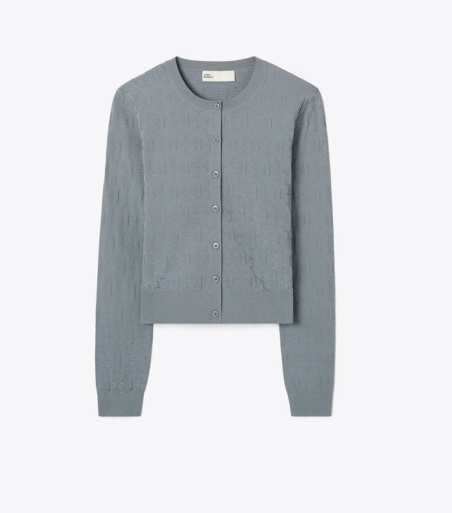 Áo cardigan T Monogram Jacquard