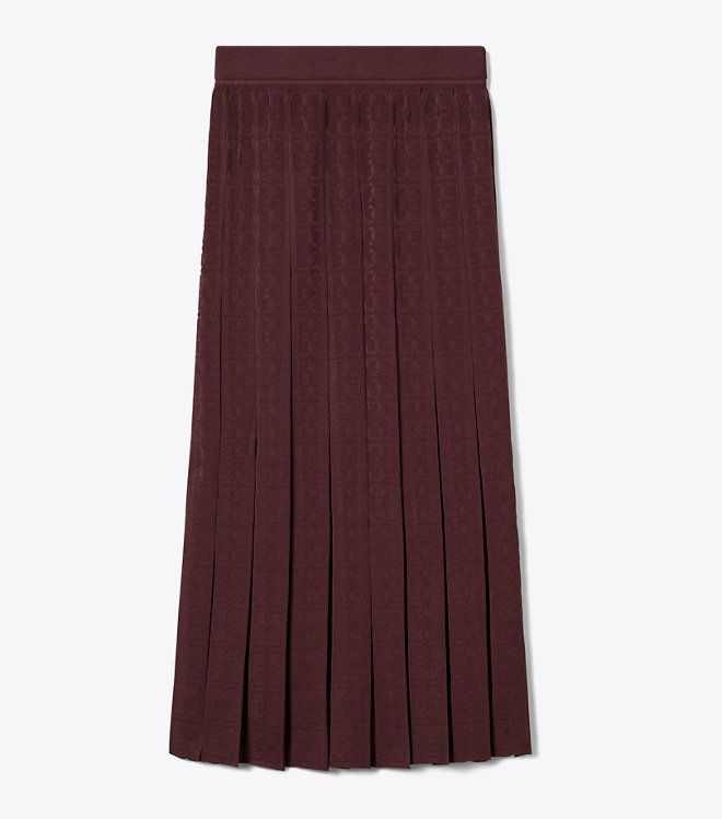 Tory Burch - Chân váy T Monogram dệt Jacquard