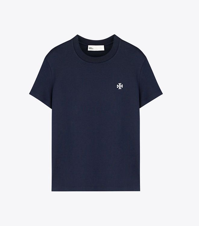 Tory Burch - Áo phông cotton thêu logo