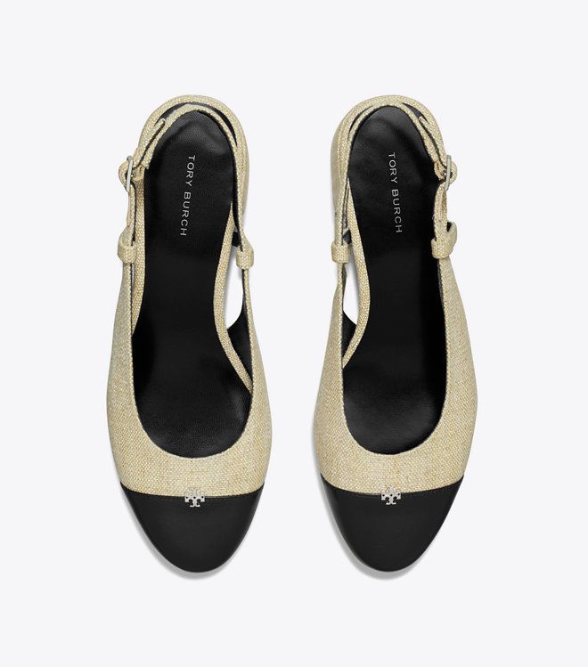 Tory Burch - Giày slingback Cap-Toe