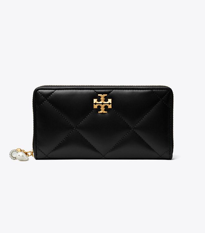 Tory Burch - Ví dài Kira Diamond Quilt Charm Continental