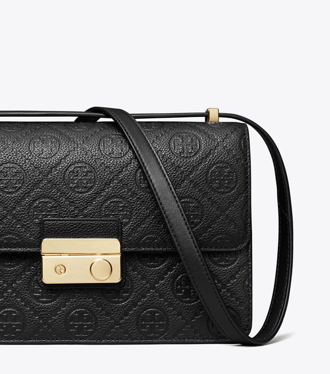 Tory Burch - Túi đeo vai T Monogram Pebbled