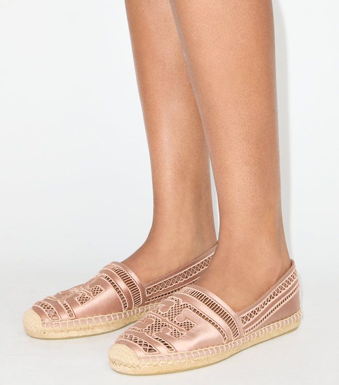 Tory Burch - Giày espadrille đế cói
