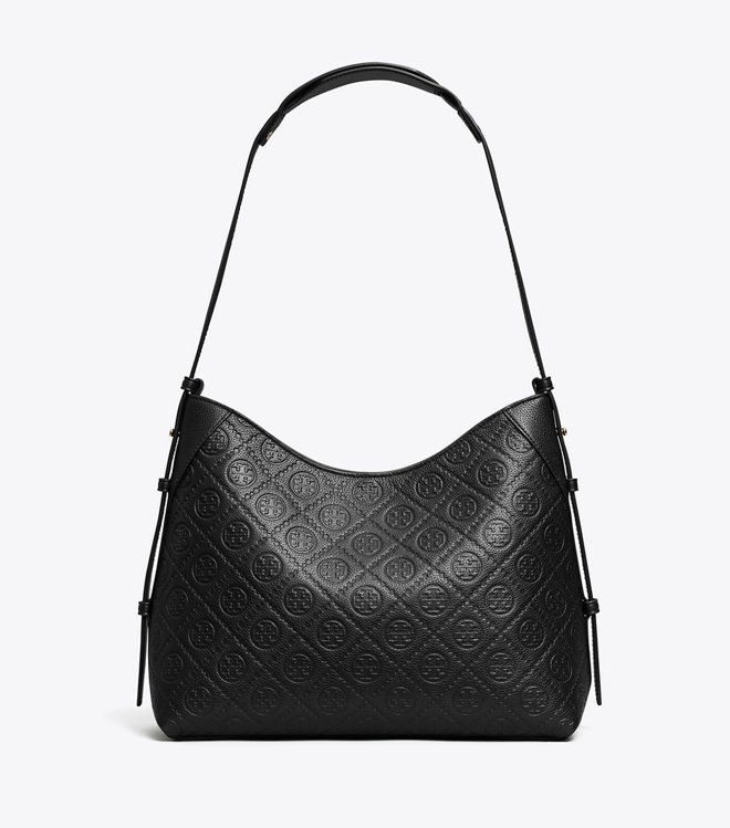 Tory Burch - Túi đeo chéo T Monogram Pebbled