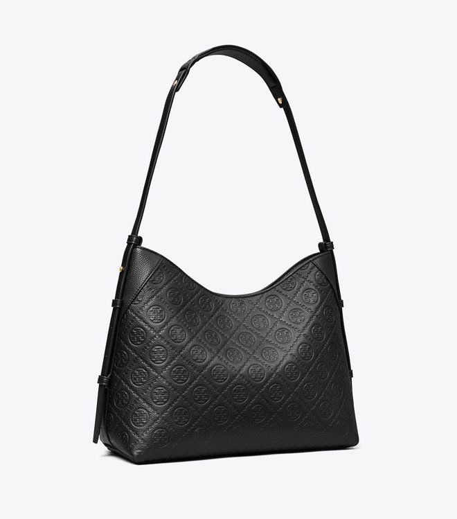 Túi đeo chéo T Monogram Pebbled