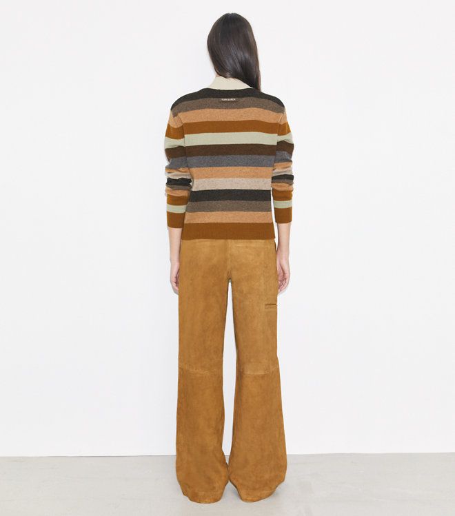 Tory Burch - Quần Relaxed-Fit Suede